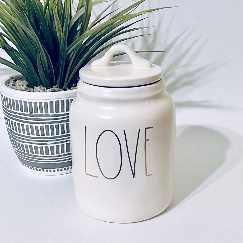 Rae Dunn Love canister